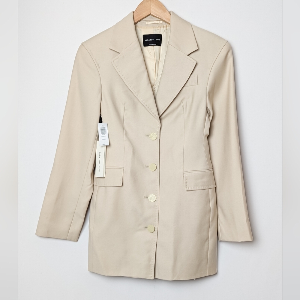 NWT BABATON Bodice Blazer Dress Giselle  Aritzia 00 - Picture 6 of 12